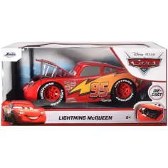 Cars: Auto in metallo di Lightning McQueen con cofano apribile in scala 1/24 - Simba Toys