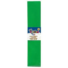 Carta crespa verde 50x200cm unica immagine 1