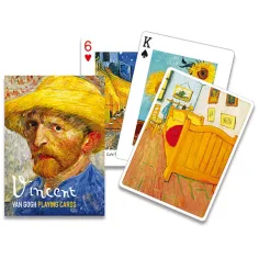 Carte da gioco rummy Vincent van Gogh 55 fogli - Piatnik immagine 1