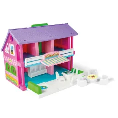 Casa delle bambole a 2 piani con mobili - Wader immagine 4