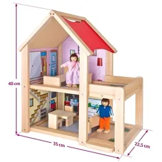 Casa delle bambole in legno - Eichhorn immagine 2