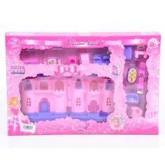 Castello della principessa con mobili e luce