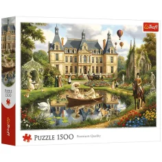 Castello sulla riva - puzzle da 1500 pezzi - Trefl immagine 1