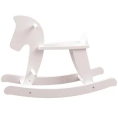 Cavallo a dondolo bianco - Woodyland