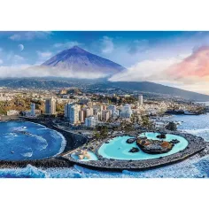 Città di Tenerife, Spagna puzzle HQ da 1000 pezzi - Trefl immagine 2