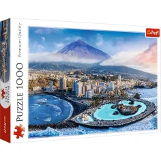 Città di Tenerife, Spagna puzzle HQ da 1000 pezzi - Trefl