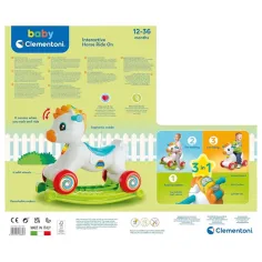 Clementoni Baby: altalena interattiva 3 in 1 pony immagine 4