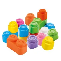 Clemmy: Morbidi mattoncini colorati per bambini set da 20 pezzi - Clementoni immagine 2