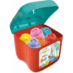 Clemmy Scatola sensoriale con mattoncini morbidi gioco educativo - Clementoni immagine 1