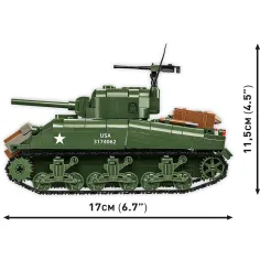 COBI: Gioco di costruzione carro armato M4A1 Sherman (3126) immagine 5