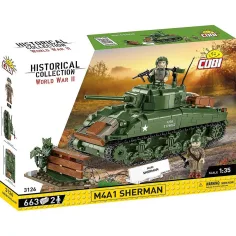 COBI: Gioco di costruzione carro armato M4A1 Sherman (3126)