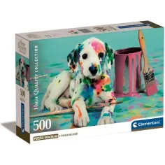 Collezione di Alta Qualità - Puzzle cucciolo Dalmata da 500 pezzi - Clementoni