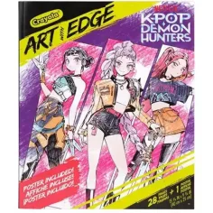 Crayola: Art With Edge - K-Pop Cacciatori di Demoni libro da colorare e poster immagine 1