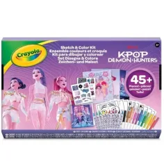 Crayola: Color & Sketch - K-Pop Demon Hunters set creativo per disegno e colorazione