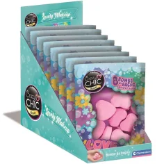 Crazy Chic: Set di 8 bombe da bagno a forma di cuore - Clementoni immagine 1