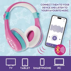 Cuffie Bluetooth Barbie - Lisciani immagine 2