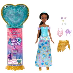 Disney Principesse - Bambola Sorprendente Senza Cuore - Jasmine - Mattel immagine 6