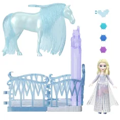 Disney Principesse: Frozen 2 mini Elsa reggia dei cavalli - Mattel immagine 3