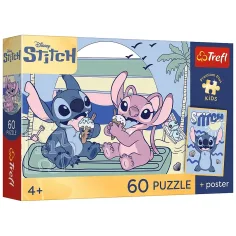 Disney Stitch Gioco del gelato puzzle da 60 pezzi - Trefl