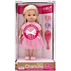 Dolls World: Charlotte bambola parlante in un vestito rosa