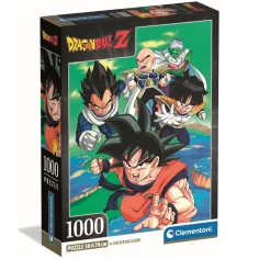 Dragon Ball Z Guerrieri in missione puzzle compatto da 1000 pezzi – Clementoni