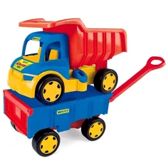 Dumper gigante con carretto a mano - Wader