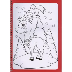 È Natale! Quaderno da colorare con adesivi e pennarelli immagine 3