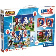 Edukit: Sonic 4 in 1 collezione di giochi - Clementoni