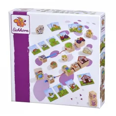Eichhorn: Gioco di legno con lacci da fattoria 13 pezzi - Simba Toys