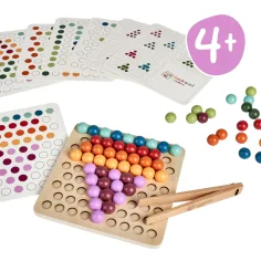 Eichhorn: Gioco educativo Montessori con pinza e palline immagine 3