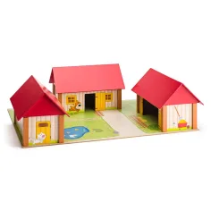 Casa di legno con più edifici e altri accessori - Woodyland