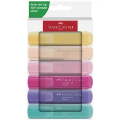 Faber-Castell: set di 6 evidenziatori color pastello 1546