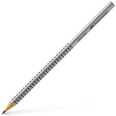 Faber-Castell: Matita grafite Grip 2B argento