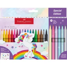 Faber-Castell: set di pennarelli da 24 pezzi con unicorno