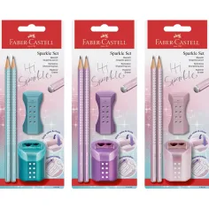 Faber-Castell: SPARKLE set di cancelleria da 4 pezzi in diverse varianti 1 pezzo