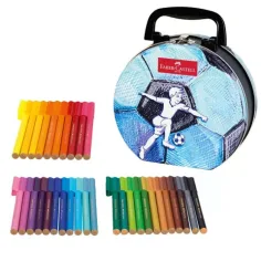 Faber Castell: Set di pennarelli Focis Connector in scatola di metallo da 33 pezzi immagine 2