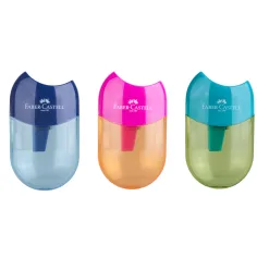 Faber-Castell: Temperamatite con serbatoio colori alla moda assortiti 1pz