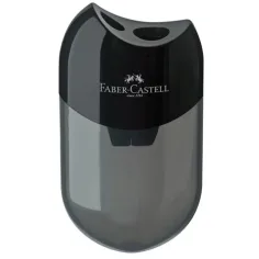 Faber-Castell: Due temperamatite in plastica resistente nera