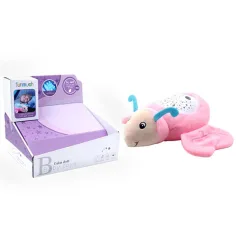 Peluche farfalla con luce notturna 26cm