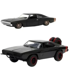 Fast & Furious: Dom Toretto Dodge Charger R/T 1970 & Dodge Charger Widebody 1968 auto in metallo 2 pezzi confezione scala 1/32 13cm - Jada Toys immagine 2