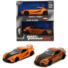 Fast & Furious: set di auto in metallo Toyota FT-1 Concept e Toyota GR Supra – Jada Toys immagine 1