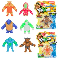 Figura mostro estensibile Flexerz, in diverse versioni, 6 cm, 1 pz