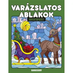 Finestre magiche - Libro da colorare di Natale