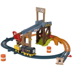 Fisher-Price: Thomas e i suoi amici Diesel Lift & Load set ferroviario da costruzione con treno motorizzato - Mattel immagine 2