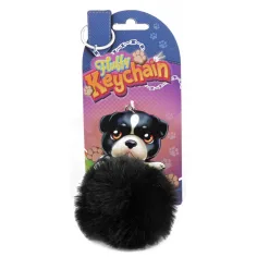 Fluffy Pom-Pom cagnolini portachiavi in diverse varianti 1 pz immagine 2