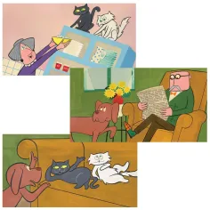 Frack e i gatti pigri diafilm immagine 2