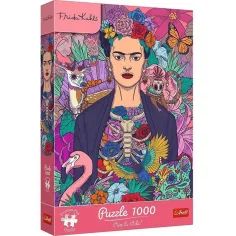 Frida Kahlo - Anima fiorente puzzle premium da 1000 pezzi - Trefl
