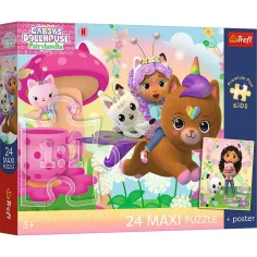 Gabi casa delle bambole Gabi il salvatore puzzle Maxi da 24 pezzi - Trefl immagine 1