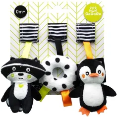 GaGaGu: Peluche Logo - Orso Lavatore, Ciambella e Pinguino