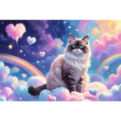 Gattino nel regno delle nuvole puzzle da 160 pezzi - Trefl immagine 2